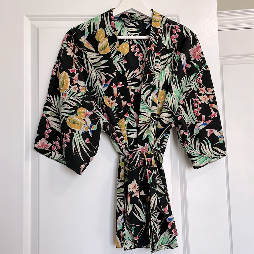 Primark Floral Print Kimono, 8